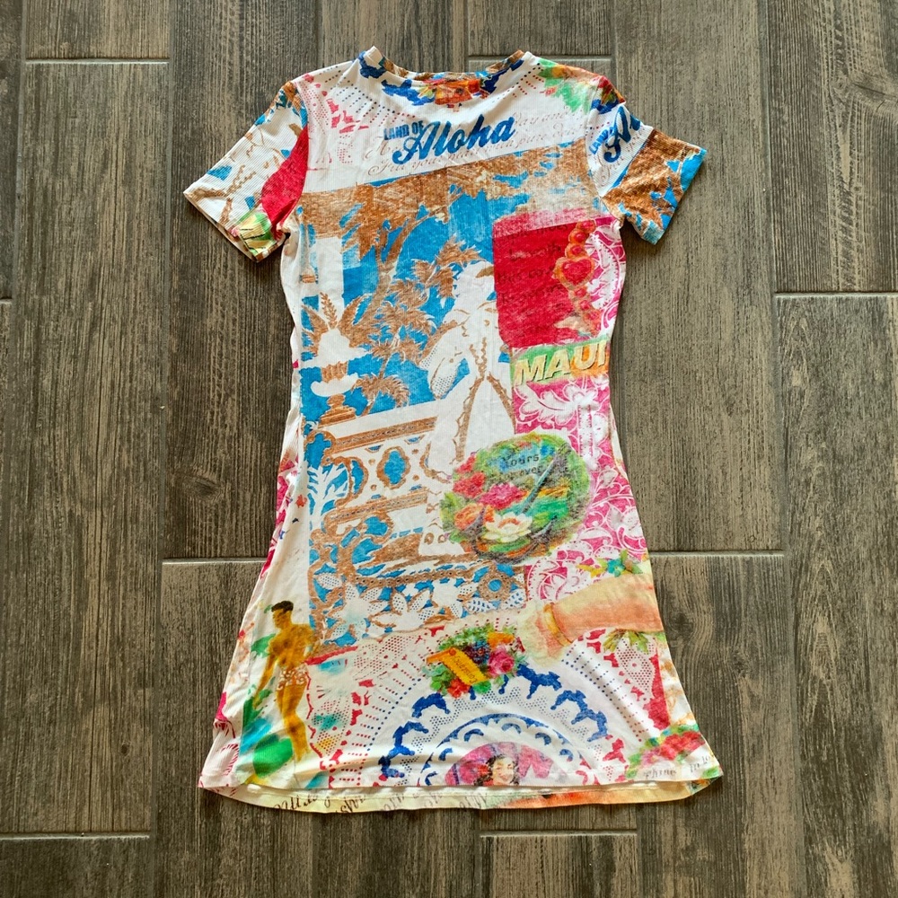 NWT Desigual Short T-Shirt Dress - Picture 6 of 7